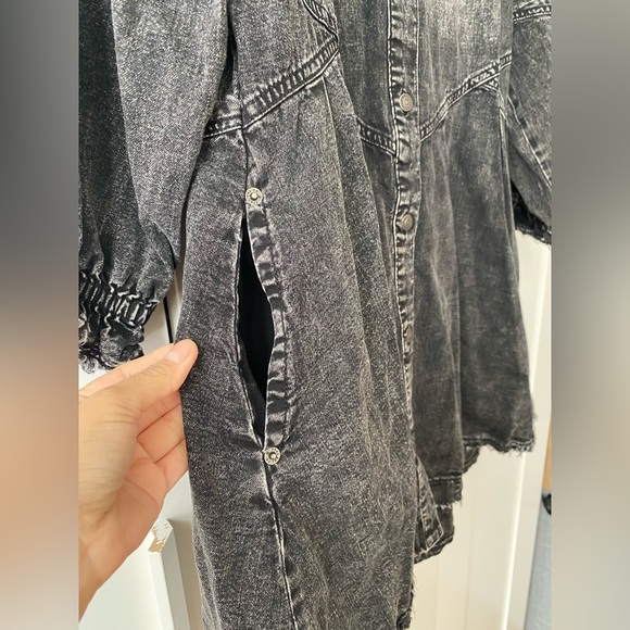 We The Free - Hannah Denim Mini Dress - Size Small - Picture 7 of 10